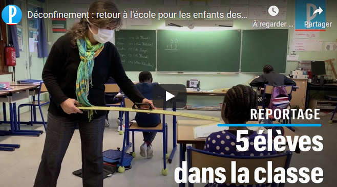 VIDÉO France les écoles rouvrent après deux mois de fermeture TSA